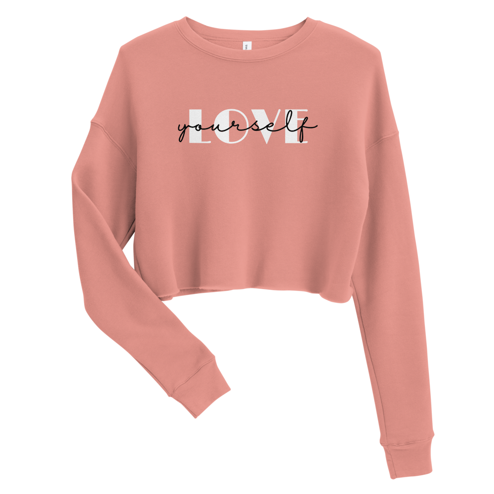Love Yourself | Cropped Sweatshirt - Image 4