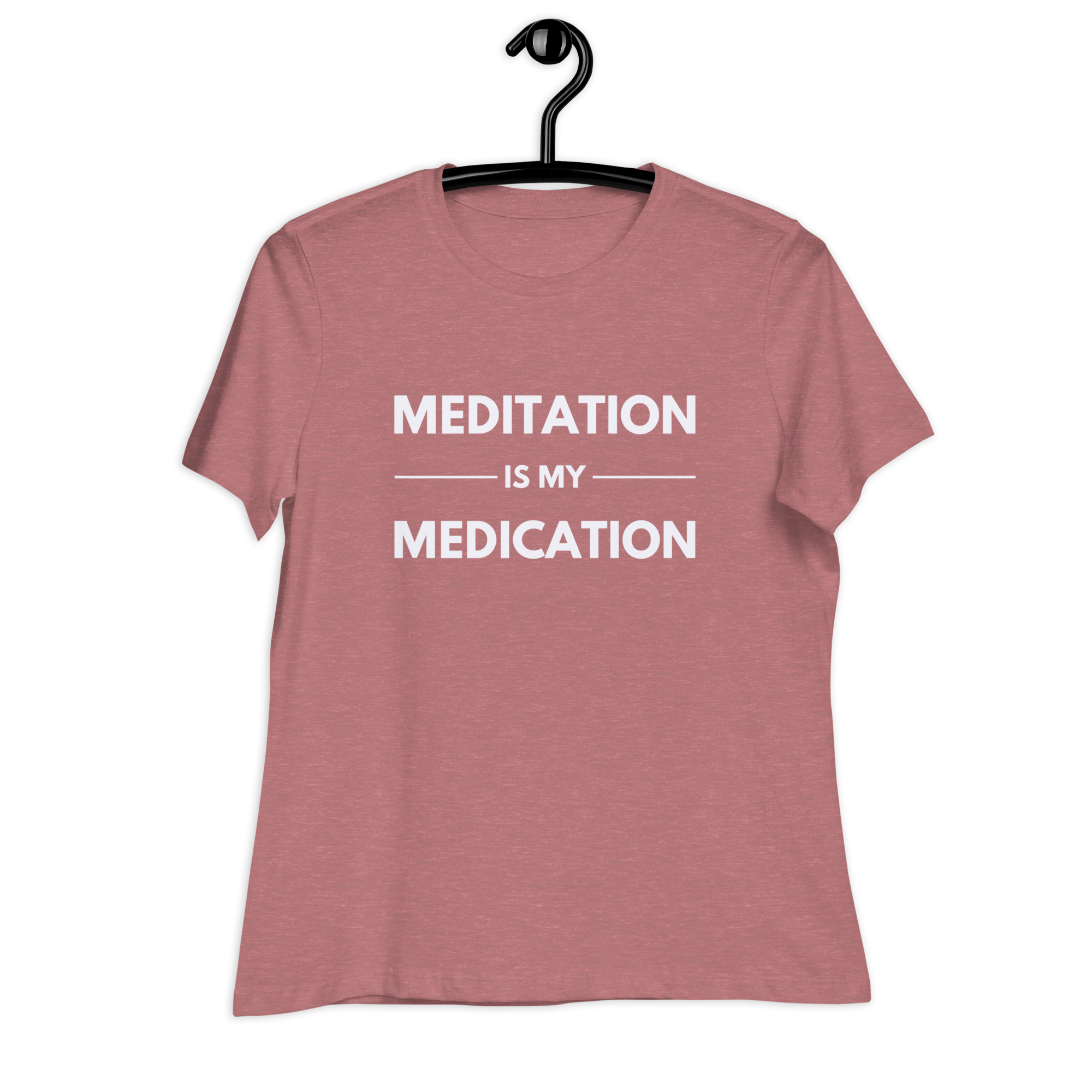 Meditation is my Medication | Relaxed T-Shirt - Image 3
