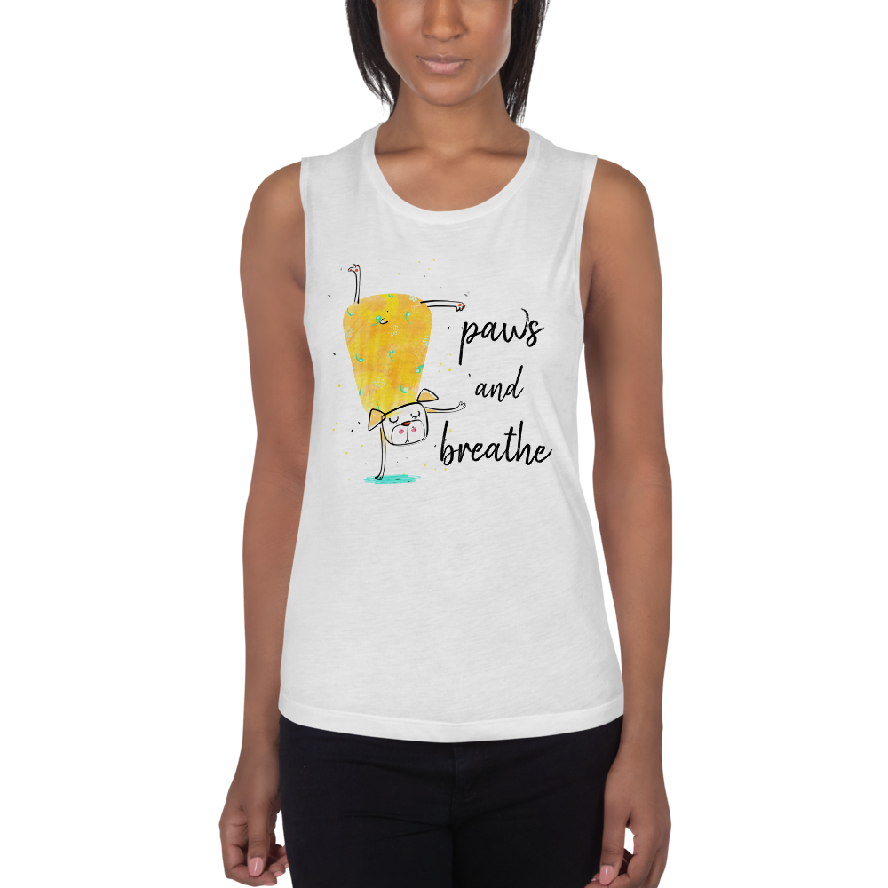 Paws and Breathe | Flowy Lounge Tank - Image 3