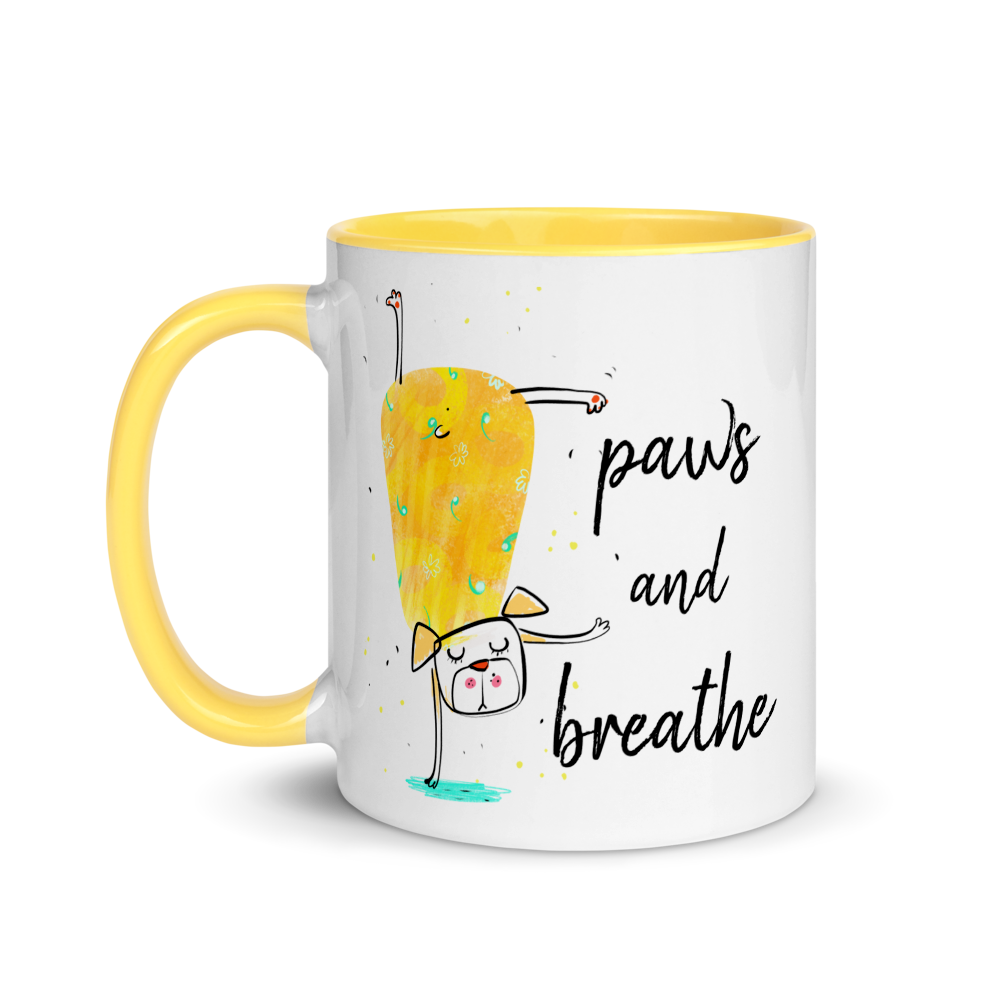 Paws and Breathe | Ceramic Mug - Image 2