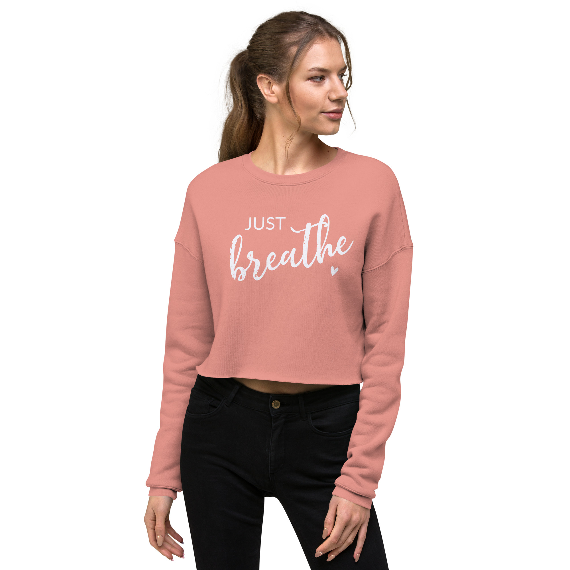 Just Breathe | Cropped Sweatshirt