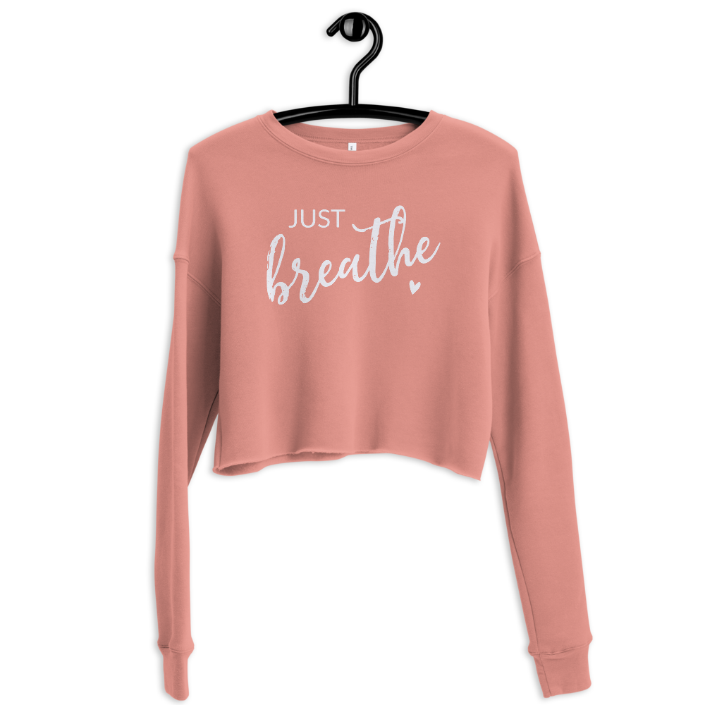 Just Breathe | Cropped Sweatshirt - Image 2