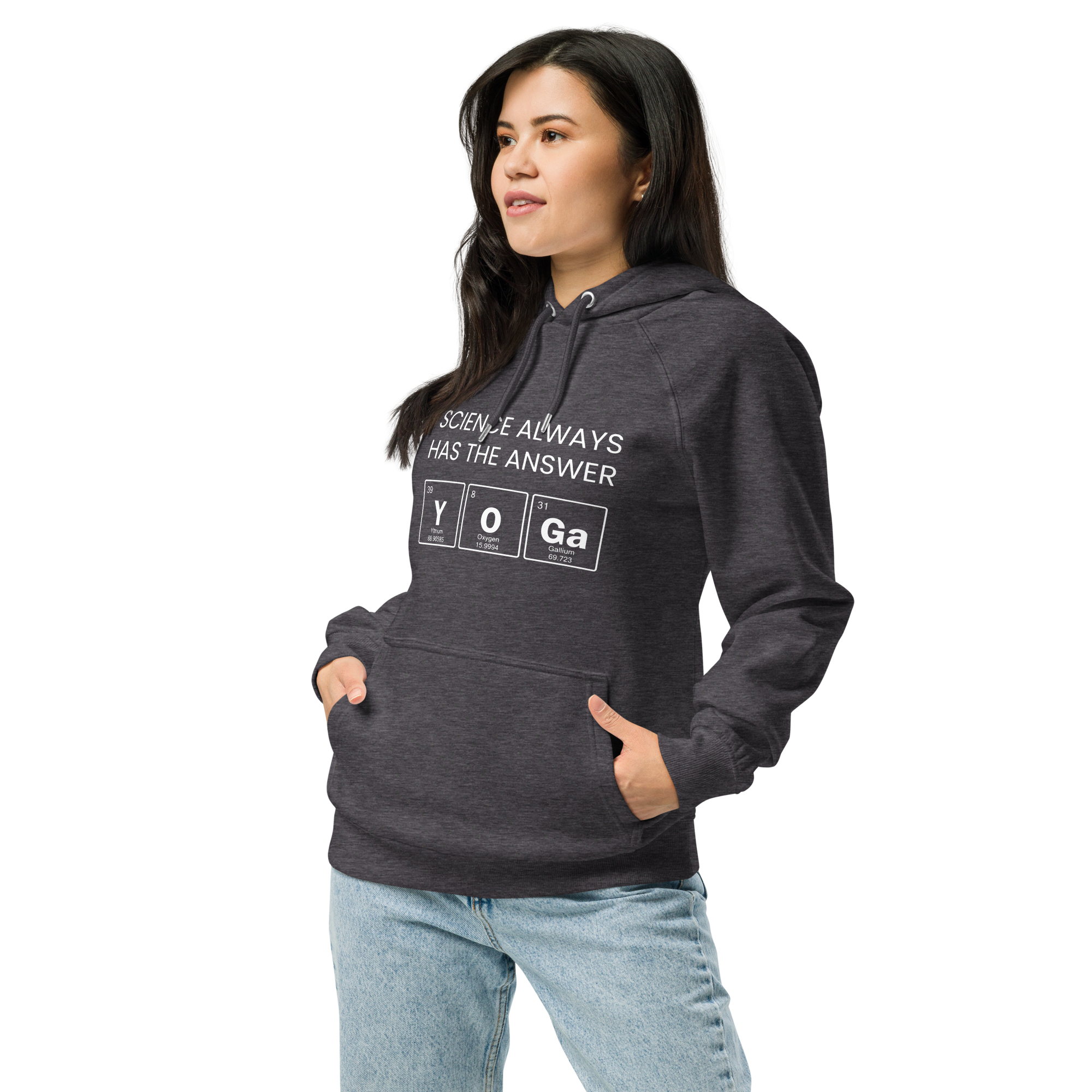 Science Always Has The Answer | Eco Raglan Hoodie - Image 2